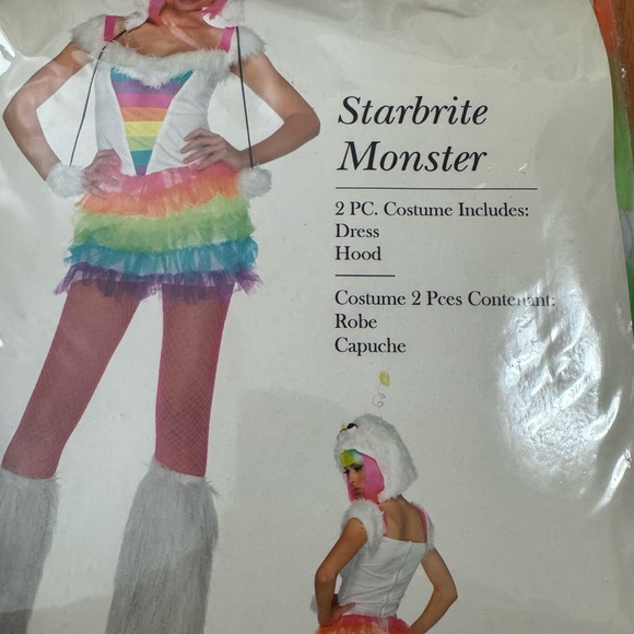 Women Leg Avenue Starbrite Monster Costume - Picture 2 of 3